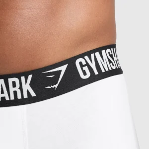 Hot Gymshark Boxer Brief 3PK White