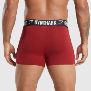 Online Gymshark Boxer Brief 3PK UtilityGreen/CargoBlue/RepsRed