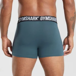 Online Gymshark Boxer Brief 3PK UtilityGreen/CargoBlue/RepsRed