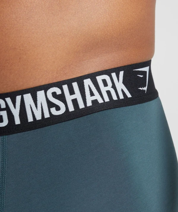 Online Gymshark Boxer Brief 3PK UtilityGreen/CargoBlue/RepsRed