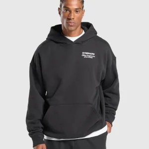 Outlet Gymshark British Iron Hoodie Black