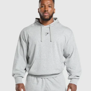 Fashion Gymshark Bulking Season Hoodie LightGreyCoreMarl