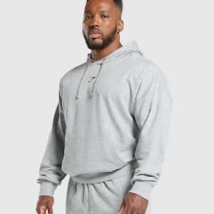 Fashion Gymshark Bulking Season Hoodie LightGreyCoreMarl