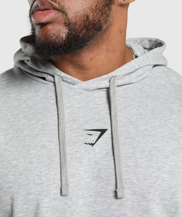 Fashion Gymshark Bulking Season Hoodie LightGreyCoreMarl