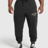 Hot Gymshark Bulking Season Joggers Black