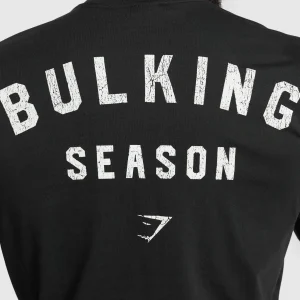 Best Gymshark Bulking Season T-Shirt Black