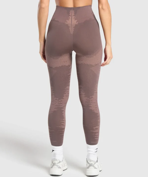 Fashion Gymshark Caged Seamless Leggings Purple/Brown