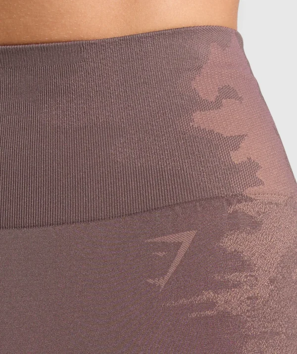 Fashion Gymshark Caged Seamless Leggings Purple/Brown