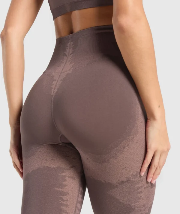 Fashion Gymshark Caged Seamless Leggings Purple/Brown