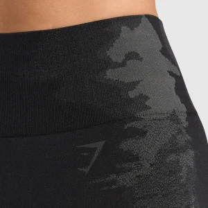 Outlet Gymshark Caged Seamless Leggings Black/GraphiteGrey