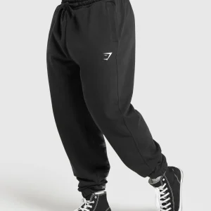 Fashion Gymshark Chalk Joggers Black