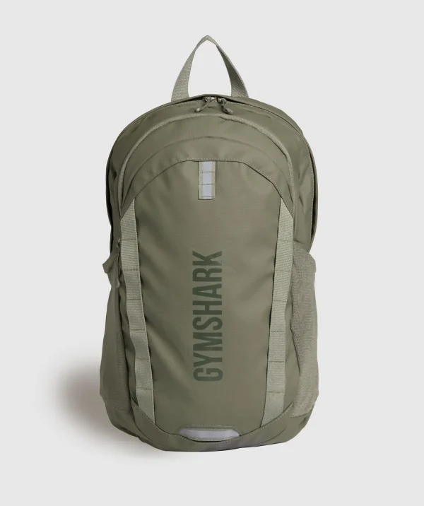 Clearance Gymshark Coated Pursuit Backpack BaseGreen/WinterOlive