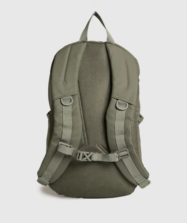 Clearance Gymshark Coated Pursuit Backpack BaseGreen/WinterOlive