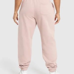 Fashion Gymshark Collegiate Joggers MutedPink