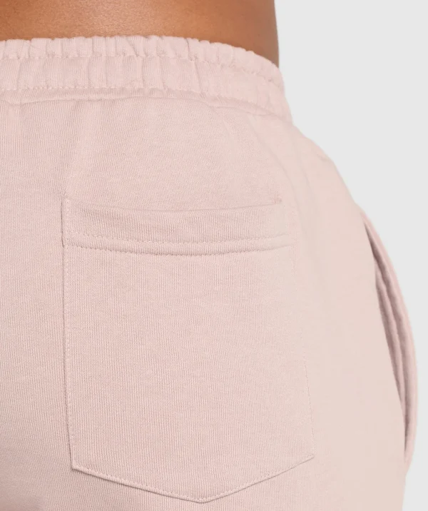 Fashion Gymshark Collegiate Joggers MutedPink