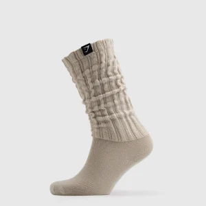 New Gymshark Comfy Rest Day Socks PebbleGrey