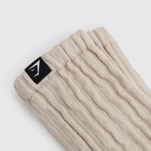 New Gymshark Comfy Rest Day Socks PebbleGrey