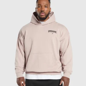 Hot Gymshark Committed to the Craft Hoodie MutedPink