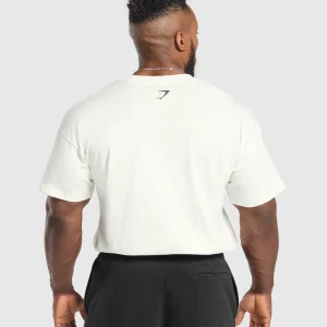 Clearance Gymshark Committed to the Craft T-Shirt SoftWhite