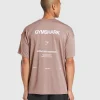 Clearance Gymshark Conditioning Apparel T-Shirt PowderMauve