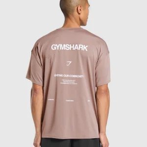 Clearance Gymshark Conditioning Apparel T-Shirt PowderMauve