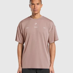 Clearance Gymshark Conditioning Apparel T-Shirt PowderMauve