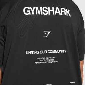 Online Gymshark Conditioning Apparel T-Shirt Black