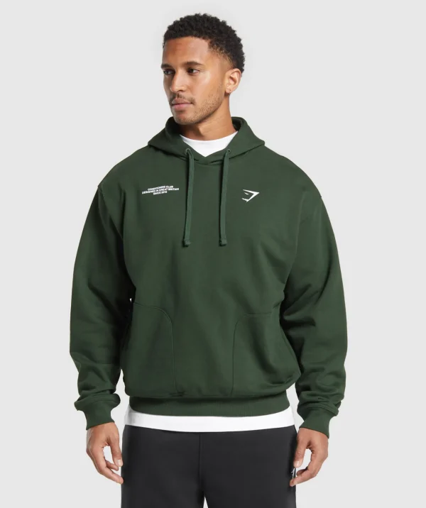 New Gymshark Conditioning Club Hoodie TrailGreen