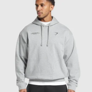 Sale Gymshark Conditioning Club Hoodie LightGreyCoreMarl