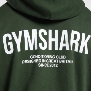 New Gymshark Conditioning Club Hoodie TrailGreen