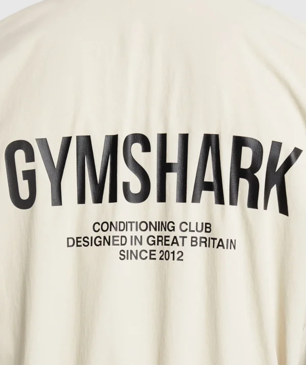 Fashion Gymshark Conditioning Club Track Jacket PebbleGrey