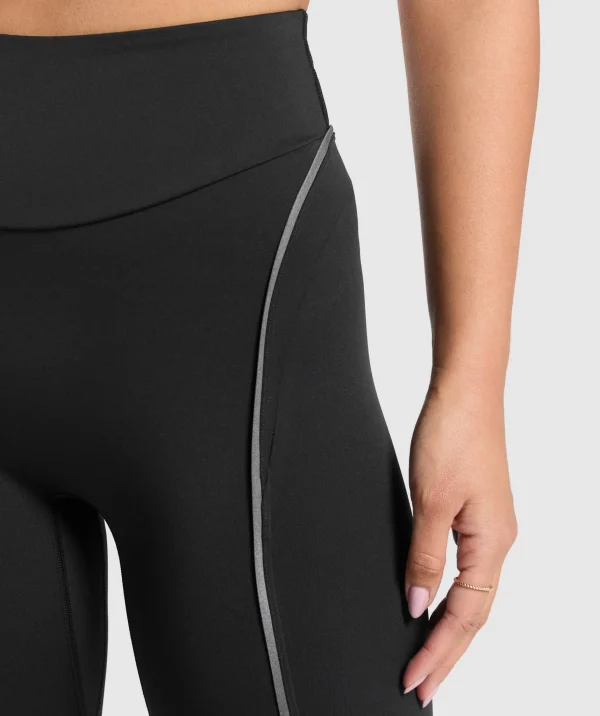 New Gymshark Contour Leggings Black/MetalGrey