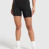 Discount Gymshark Contour Shorts Black/MetalGrey