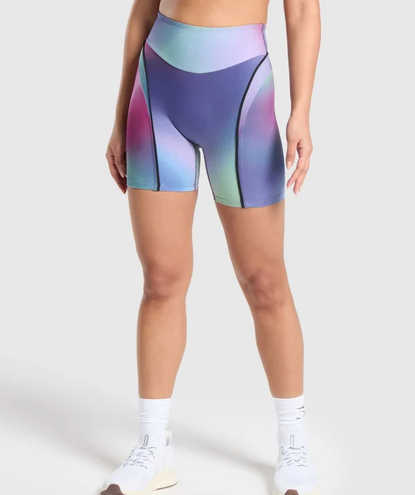 Online Gymshark Contour Shorts MysticLilac/Black