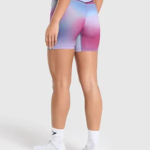 Online Gymshark Contour Shorts MysticLilac/Black