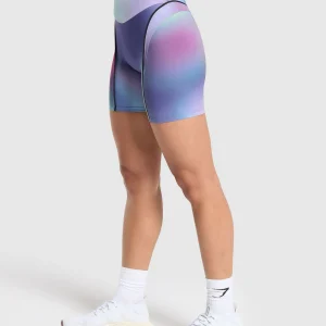 Online Gymshark Contour Shorts MysticLilac/Black