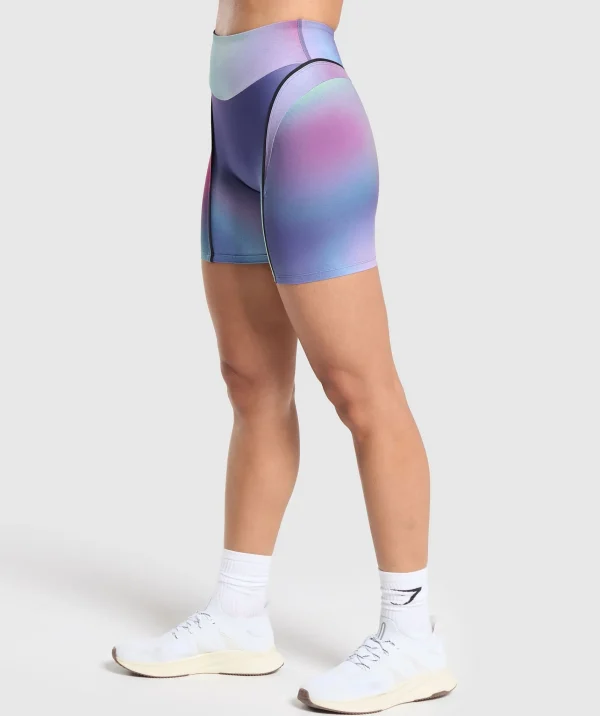 Online Gymshark Contour Shorts MysticLilac/Black