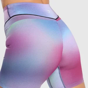 Online Gymshark Contour Shorts MysticLilac/Black