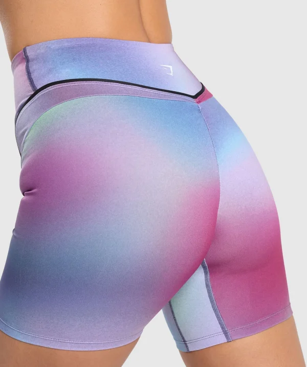 Online Gymshark Contour Shorts MysticLilac/Black