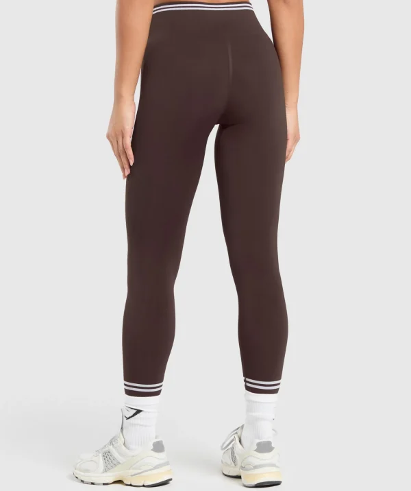 Online Gymshark Contrast Seamless Leggings HeritageBrown