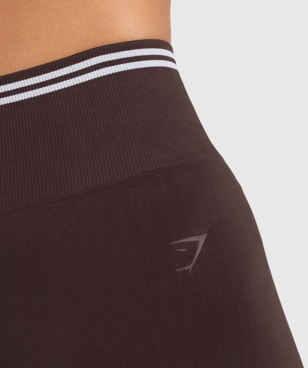 Online Gymshark Contrast Seamless Leggings HeritageBrown