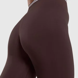 Online Gymshark Contrast Seamless Leggings HeritageBrown