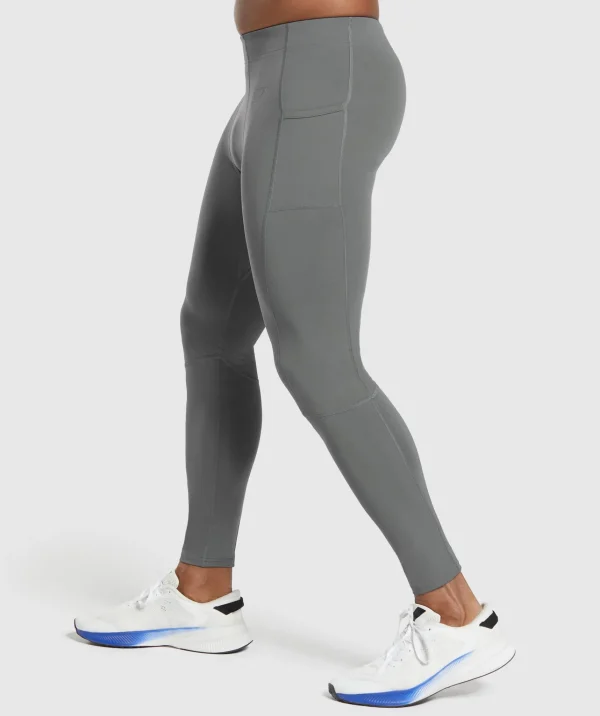 Hot Gymshark Control Baselayer Legging PitchGrey