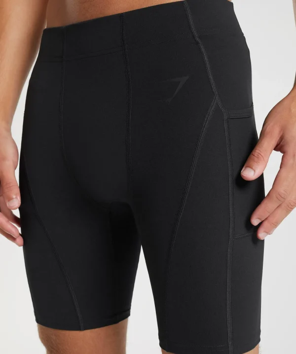 New Gymshark Control Baselayer Shorts Black