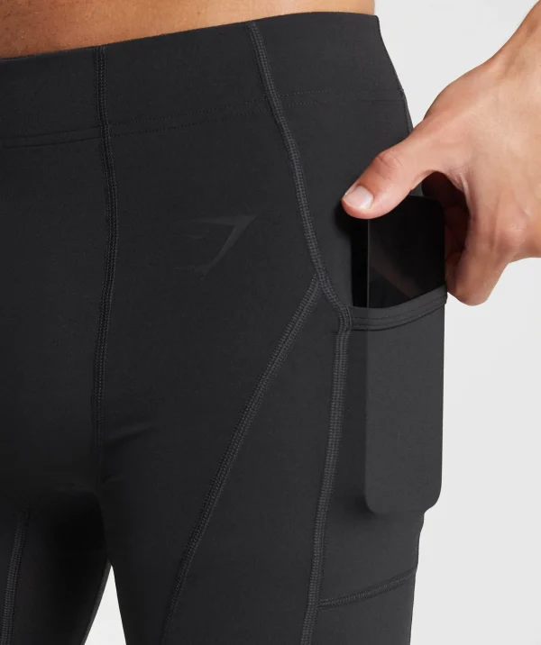 New Gymshark Control Baselayer Shorts Black