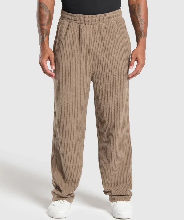 Discount Gymshark Cord Pants SoulBrown