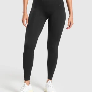 Hot Gymshark Corset Seamless Leggings Black