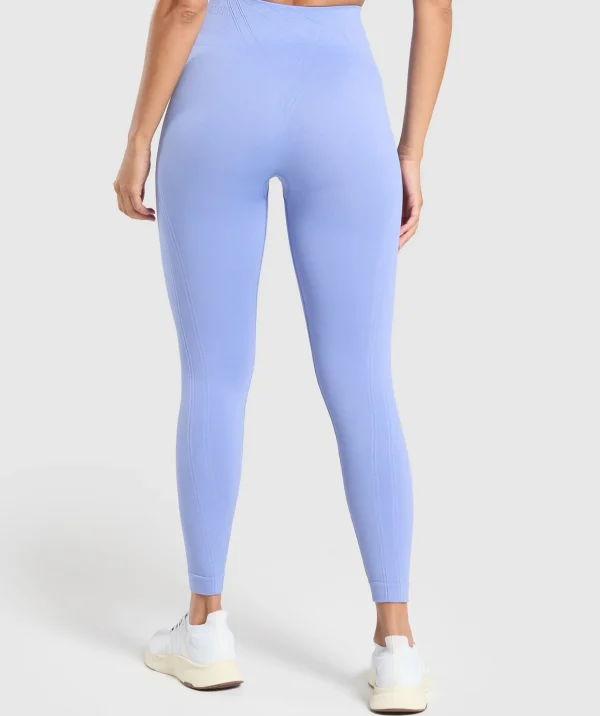 Fashion Gymshark Corset Seamless Leggings LiftBlue