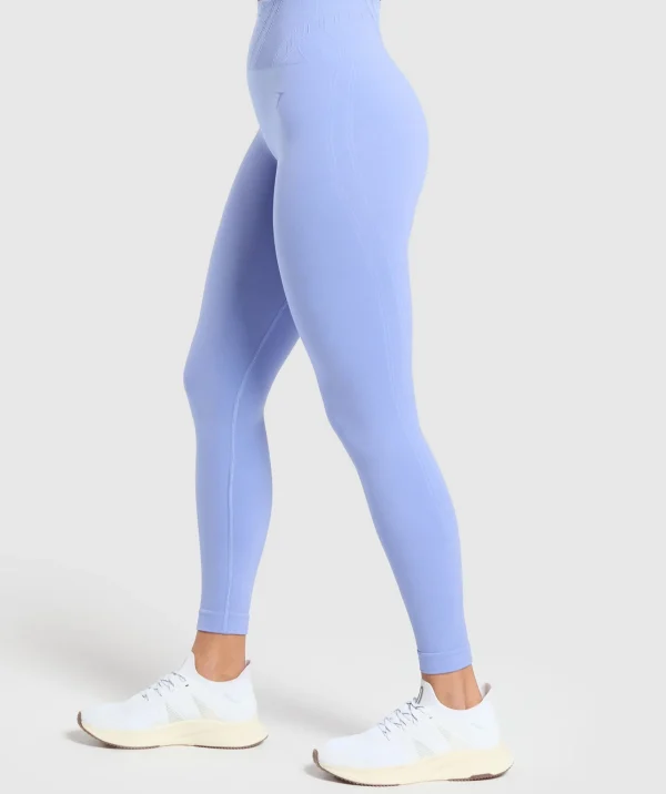 Fashion Gymshark Corset Seamless Leggings LiftBlue