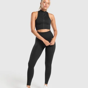 Hot Gymshark Corset Seamless Leggings Black